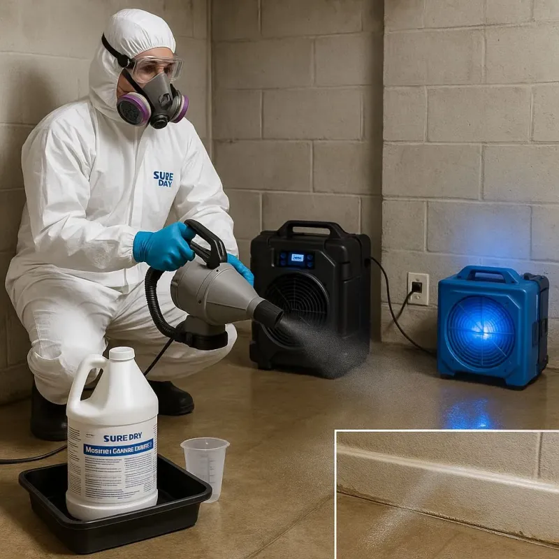 Sanitization and Odor Removal process in Hitchcock, TX