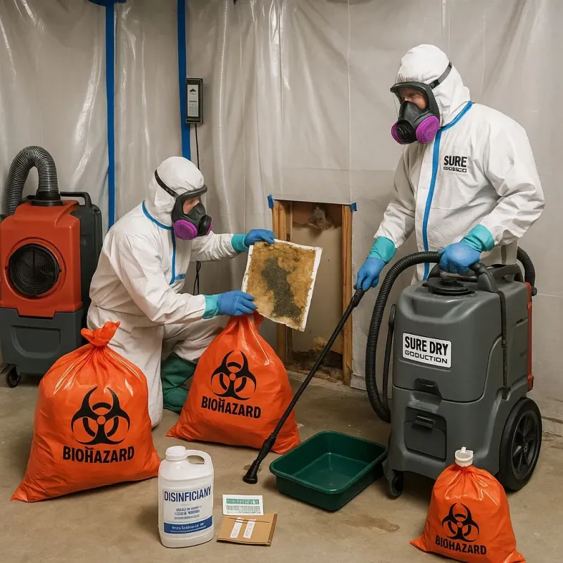 Contaminated Water Handling Protocols process in Hitchcock, TX