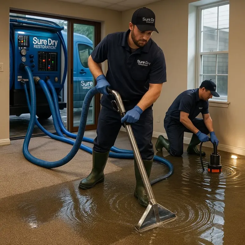 Water Extraction and Removal process in Hitchcock, TX